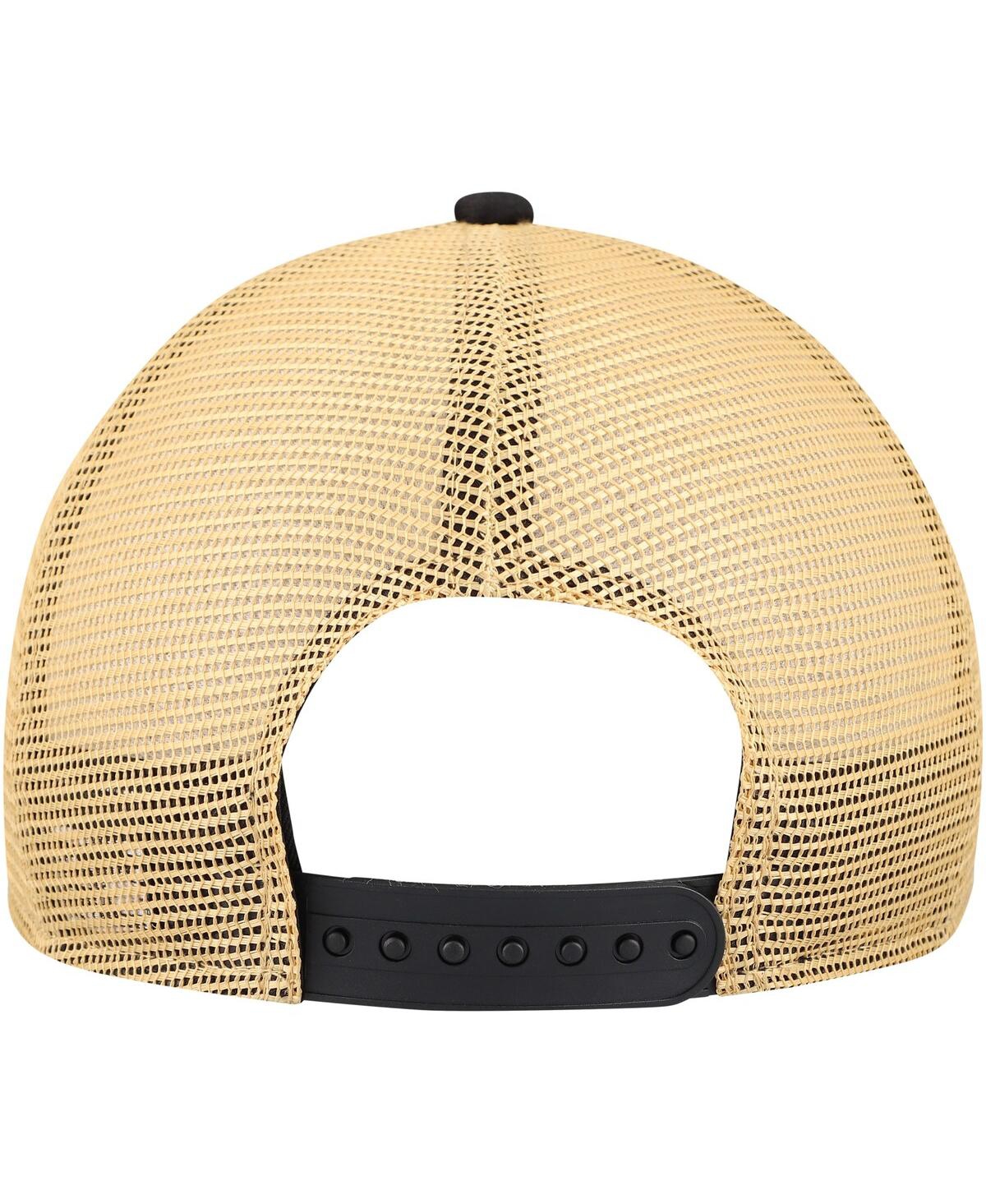 New Era Big Boys And Girls Black New Orleans Saints A-frame 9forty Trucker Adjustable Hat In Black