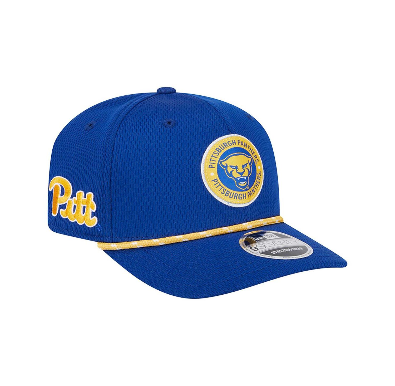 Men's Blue Pitt Panthers COOLERA 9SEVENTY Rope Stretch-Snap Hat