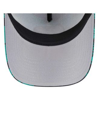 Men's Black/Kelly Green Boston Celtics Tip Off A-Frame Trucker 9FORTY Adjustable Hat