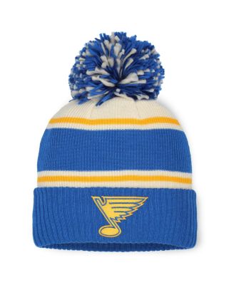 Fanatics - Women's Blue/Cream St. Louis Blues 2025 NHL Winter Classic Cuffed Knit Hat with Pom