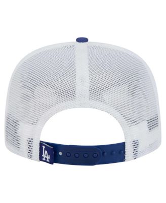 Men's Royal Los Angeles Dodgers 9FIFTY A-Frame Trucker Snapback Hat
