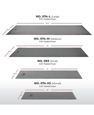 Floor Mat For Yoga, Anti Fatigue and Protect Floor From Heavy Machinery & Furniture - X Small - NO. 074-XS