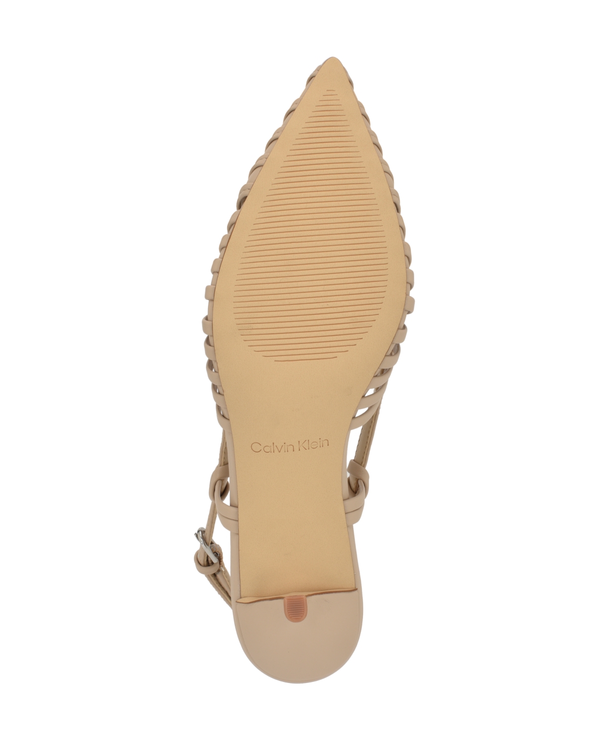Calvin Klein Women's Movella Kitten Heel Slingback Pumps In Light Natural