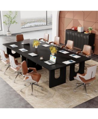 Modern Executive Desk, 70.9" Large Office Computer Desk, Meeting Room Table, Simple Workstation Business Furniture for Home Office