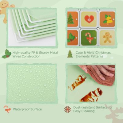 12-Cube Kids Wardrobe Baby Dresser Bedroom Armoire Clothes Hanging Closet with Doors