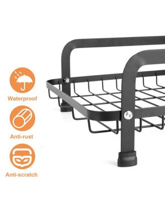 2-Tier Dish Drying Rack for Kitchen Dish Rack with Utensil Holder Bowl Rack Dish Rack