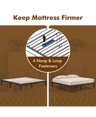 14 Inch King Size Wood Platform Bed Frame