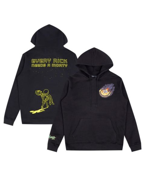 Мужское худи Freeze Max Black Rick And Morty Every Rick Pullover