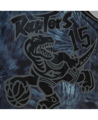 Men's Vince Carter Black Toronto Raptors Hardwood Classics 1998/99 Tie-Dye Swingman Jersey