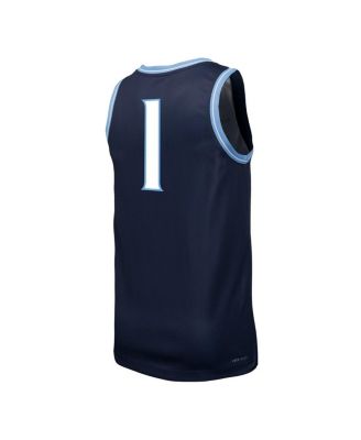 Men's Navy Villanova Wildcats 1 Replica Basketball Jersey