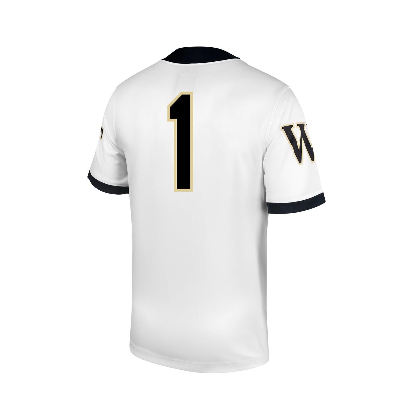 Мужской топ Nike 1 White Wake Forest Demon Deacons Untouchable Football Jersey — фото 3