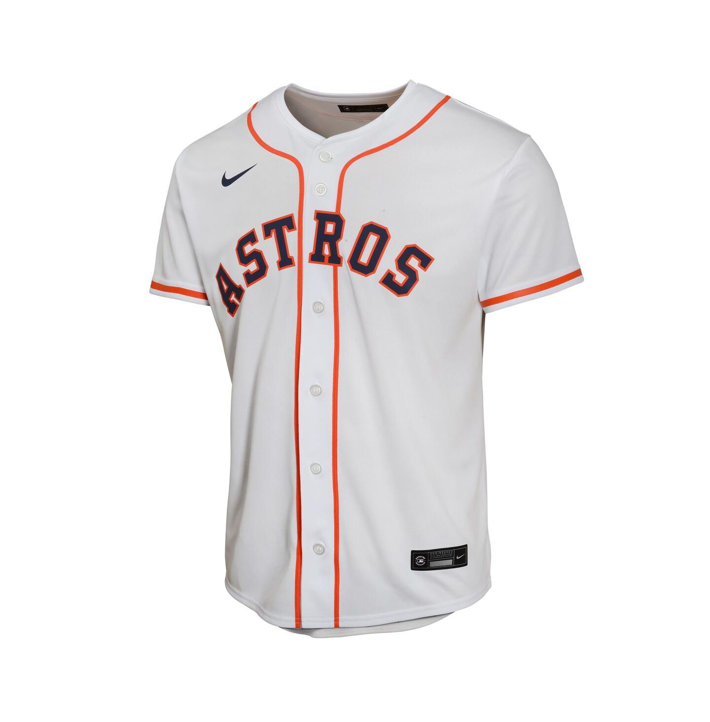 Детское джерси Nike Houston Astros Home Game, White — фото 3