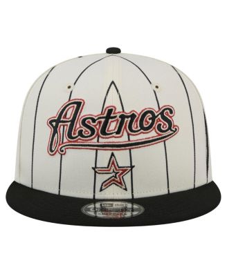 Men's White Houston Astros Jersey Pinstripe 9FIFTY Snapback Hat