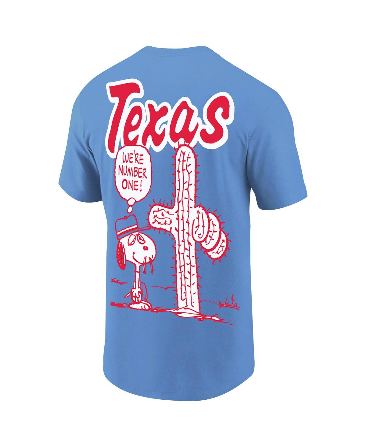 Shop Ripple Junction Men's Royal Peanuts Texas Baseball T-shirt
