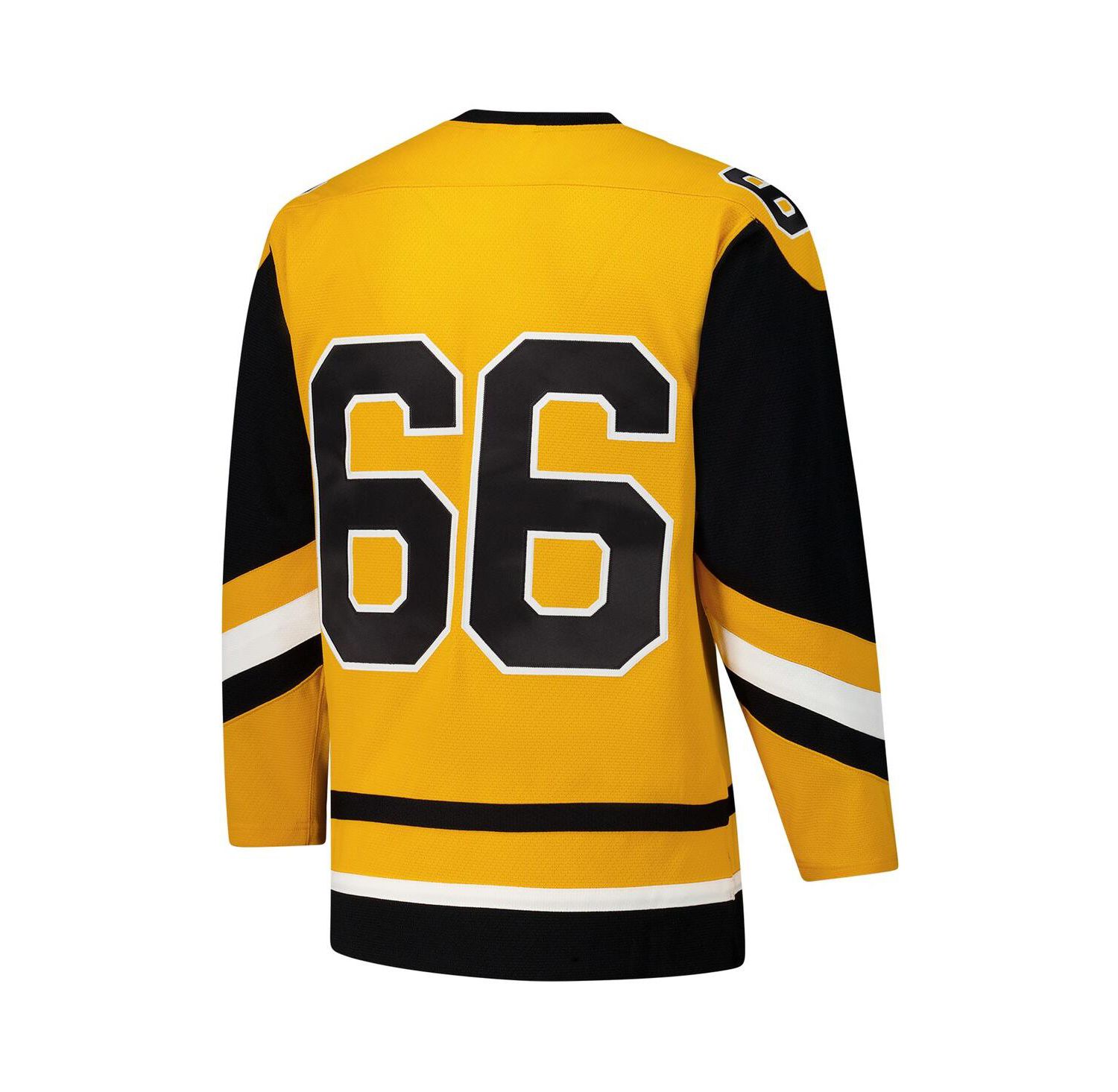 Men's Mario Lemieux Gold Pittsburgh Penguins 1984-85 Power Play Jersey