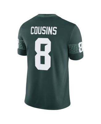 Men's Kirk Cousins Green Michigan State Spartans Alumni Game Jersey