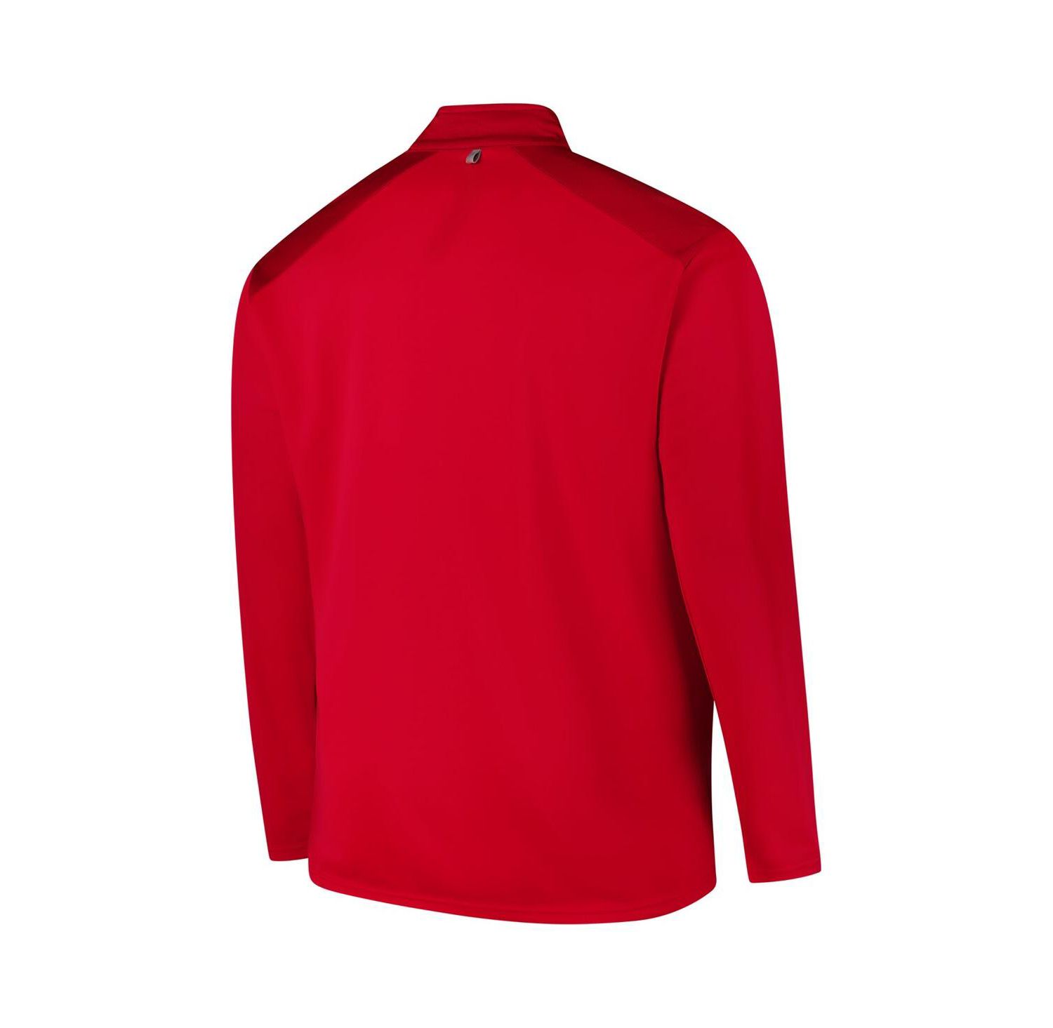 Men's Scarlet Ohio State Buckeyes Big & Tall Defender Quarter-Zip Top