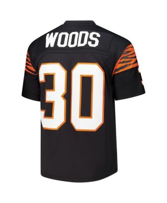 Men's Ickey Woods Black Cincinnati Bengals 1988 Legacy Replica Jersey