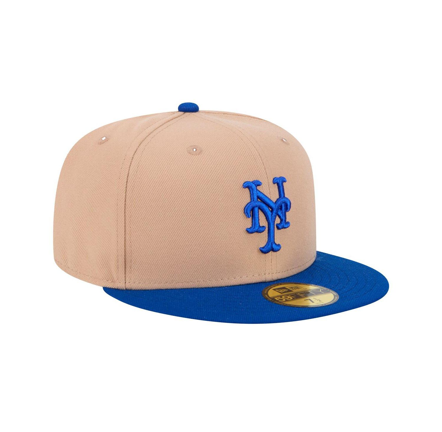 Men's Khaki New York Mets 59FIFTY Fitted Hat