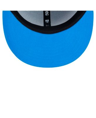 Men's Blue Detroit Lions Omaha Throwback 59FIFTY Fitted Hat