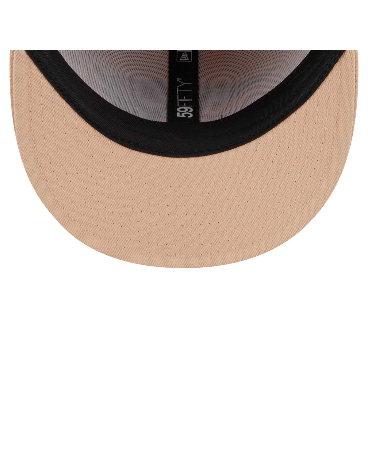 New Era Men's Tan England Patriots Candied Pecan 59FIFTY Fitted Hat