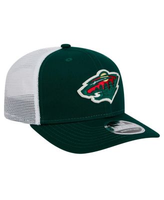 Men's Green Minnesota Wild Core Trucker 9SEVENTY Stretch-Snap Hat