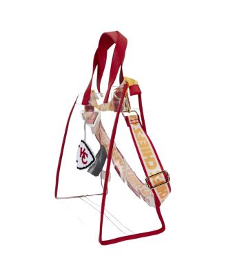 Kansas City Chiefs Clear Convertible Backpack Tote Bag
