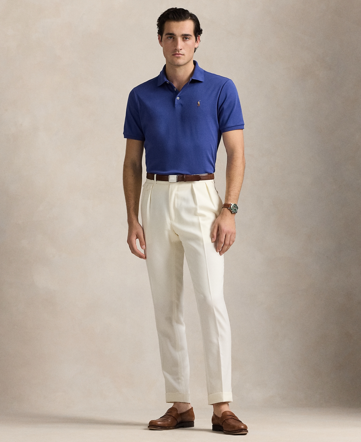 Polo Ralph Lauren Custom Slim Fit Stretch Mesh Polo Shirt