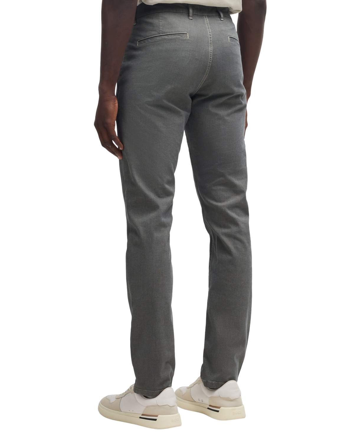 Hugo Boss Boss By  Men's Slim-fit Comfort-stretch Chinos In Open Beige