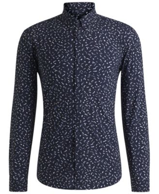 Men's Slim-Fit Printed Performance Shirt