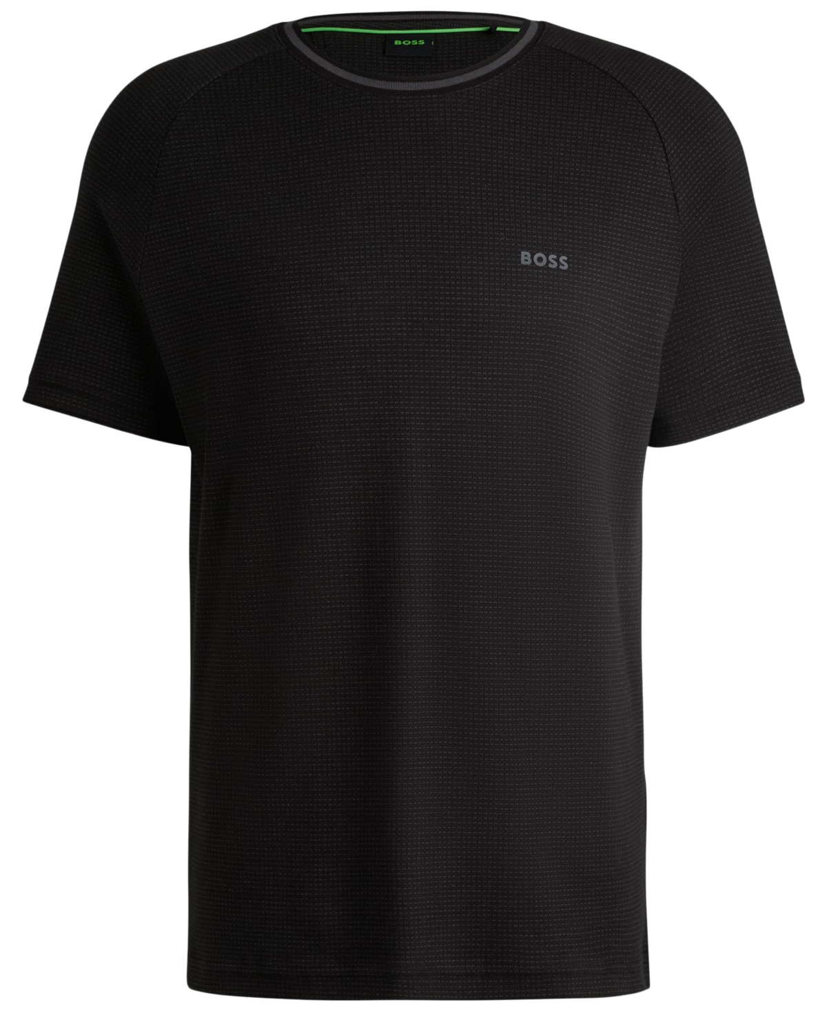 Hugo Boss Boss By  Men's Logo Detail Relaxed Fit T-shirt In Black