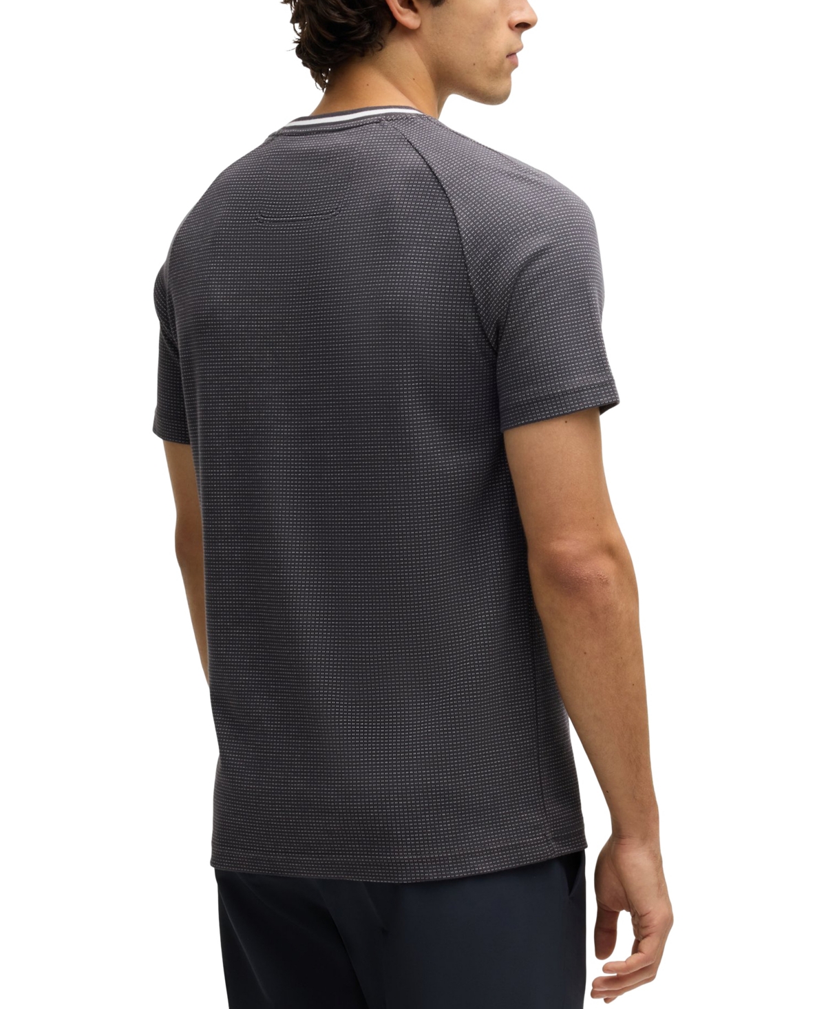 Hugo Boss Boss By  Men's Logo Detail Relaxed Fit T-shirt In Dark Blue