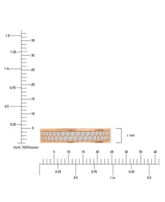 Cubic Zirconia Eternity Ring (1-7/8 ct. t.w.) in 14k Rose Gold-Plated Sterling Silver