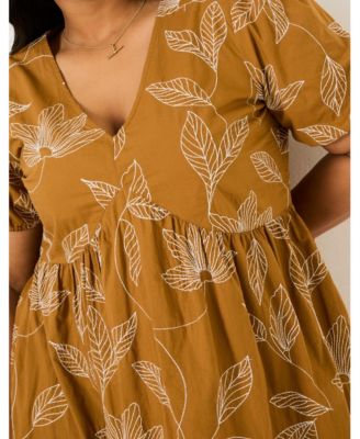 Plus Size Remi Detail Midi Dress