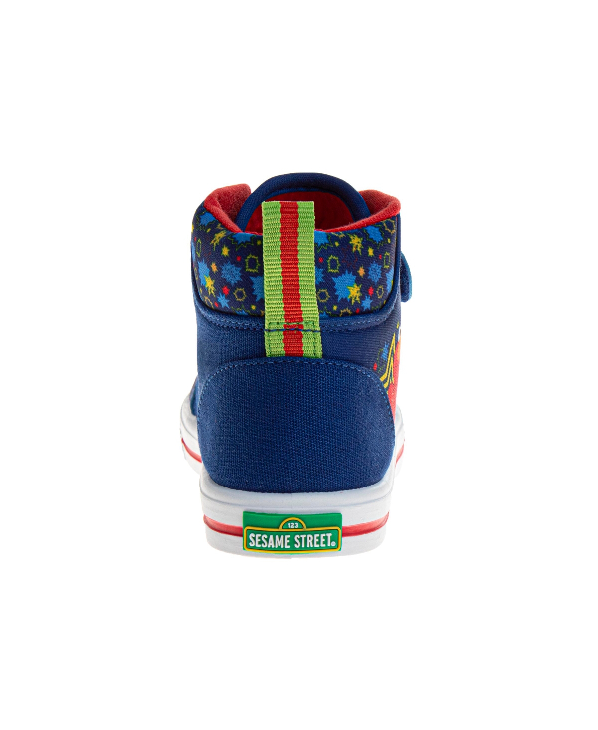 Sesame Street Toddler And Little Kids Elmo High Top Sneakers In Navy