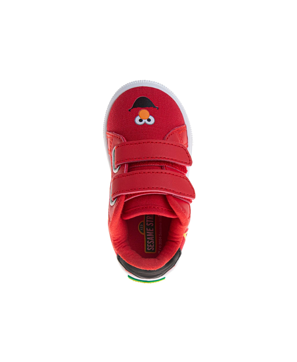 Sesame Street Toddler And Little Kids Happy Elmo Casual Sneakers In Red