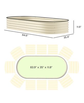 2PCS Raised Garden Bed, Raised Beds for Gardening,