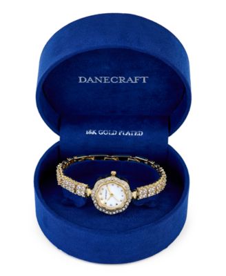 Women's 18K Fine Gold Plated Analog Watch