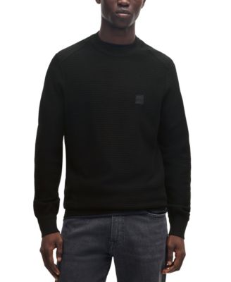 Hugo Boss - Men’s Logo-Patch Regular-Fit Sweater