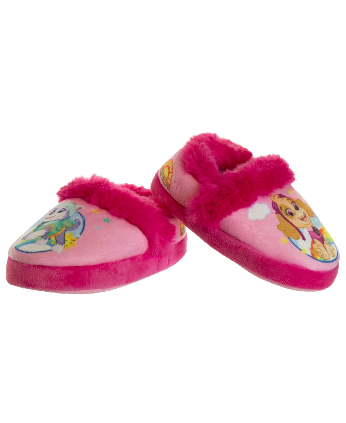 Nickelodeon Toddler Kids Paw Patrol Dual Sizes Slippers In Pink