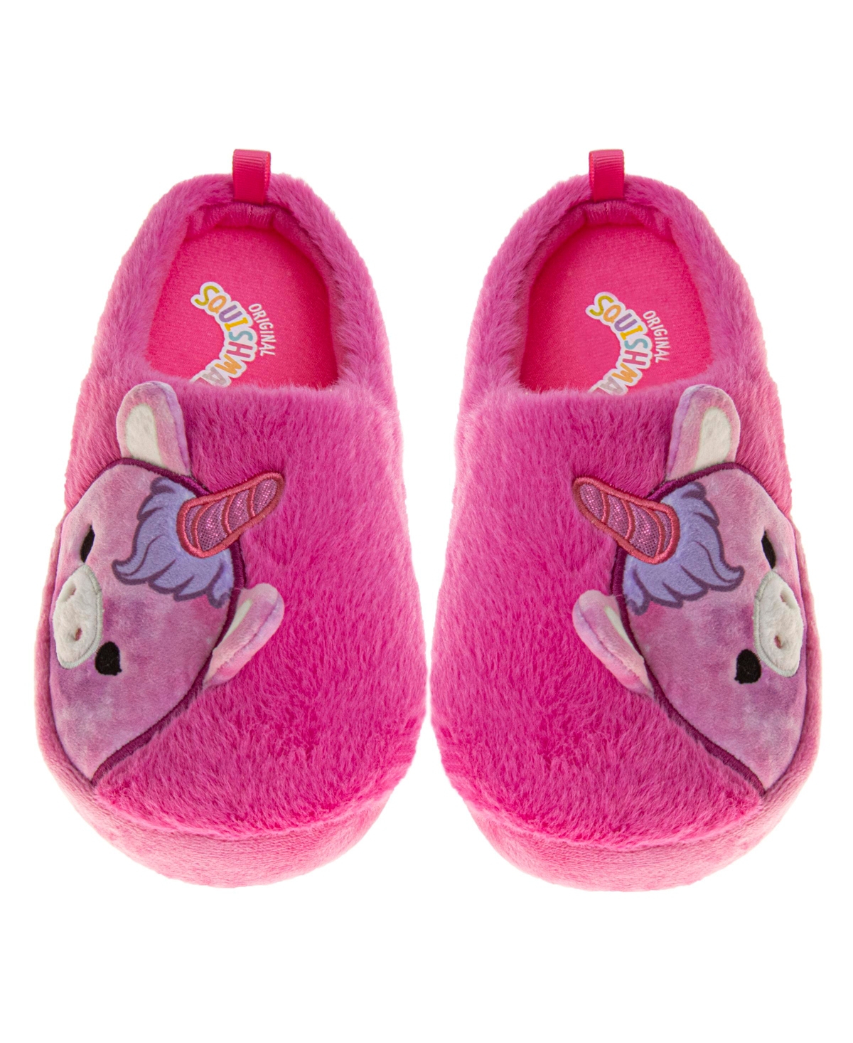 Squishmallows Squishmallow Girls Lola The Unicorn Slippers In Pink