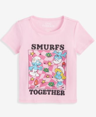 Little & Big Girls Smurfs Baby T-Shirt, Exclusively at Macy's 