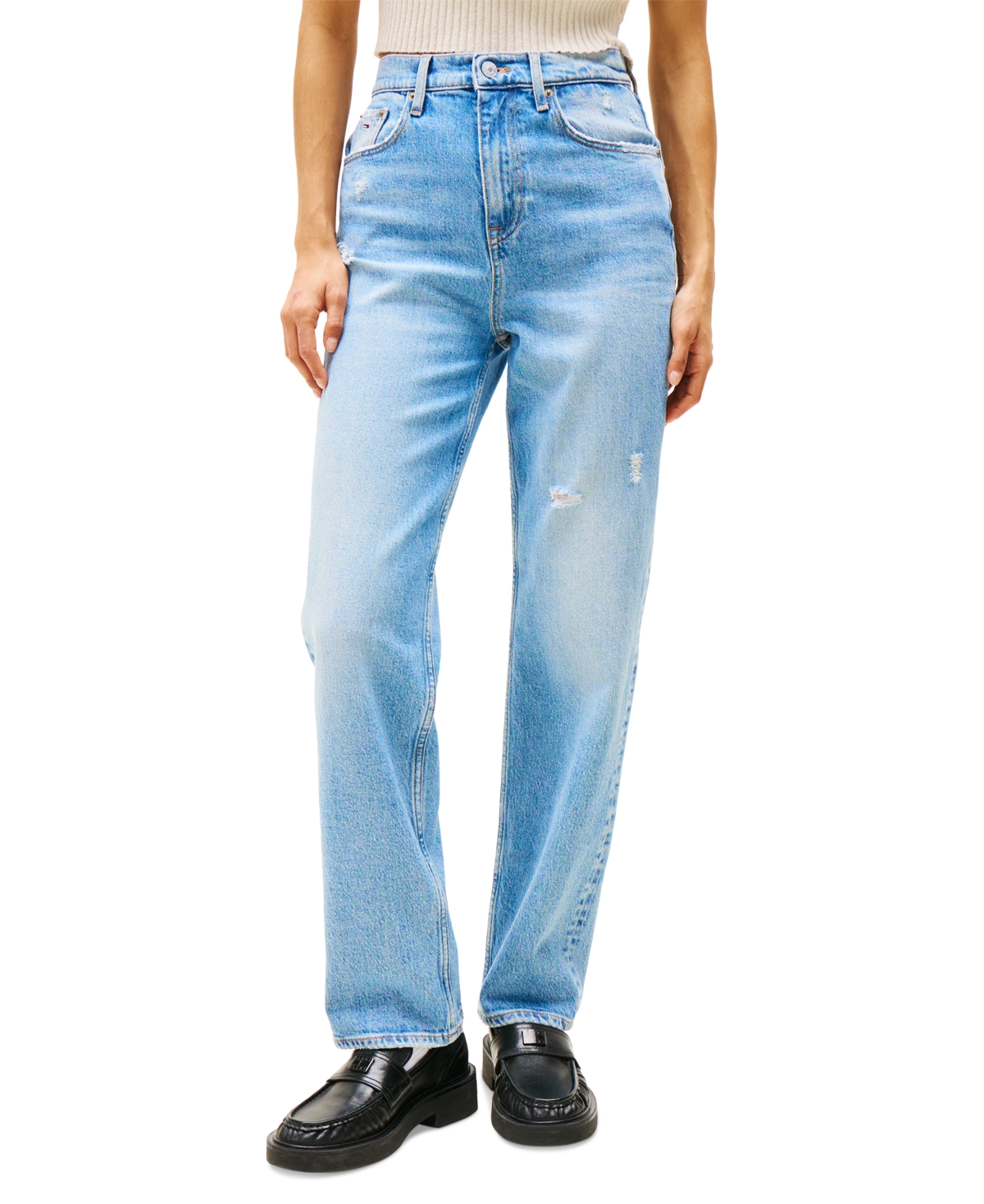 Women's Layla High-Rise Slim-Straight Jeans - Denim Light
