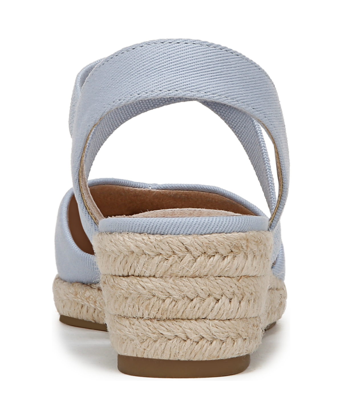 Shop Lifestride Women's Kimball Wedge Espadrilles In Ice Blue Canvas Fabric