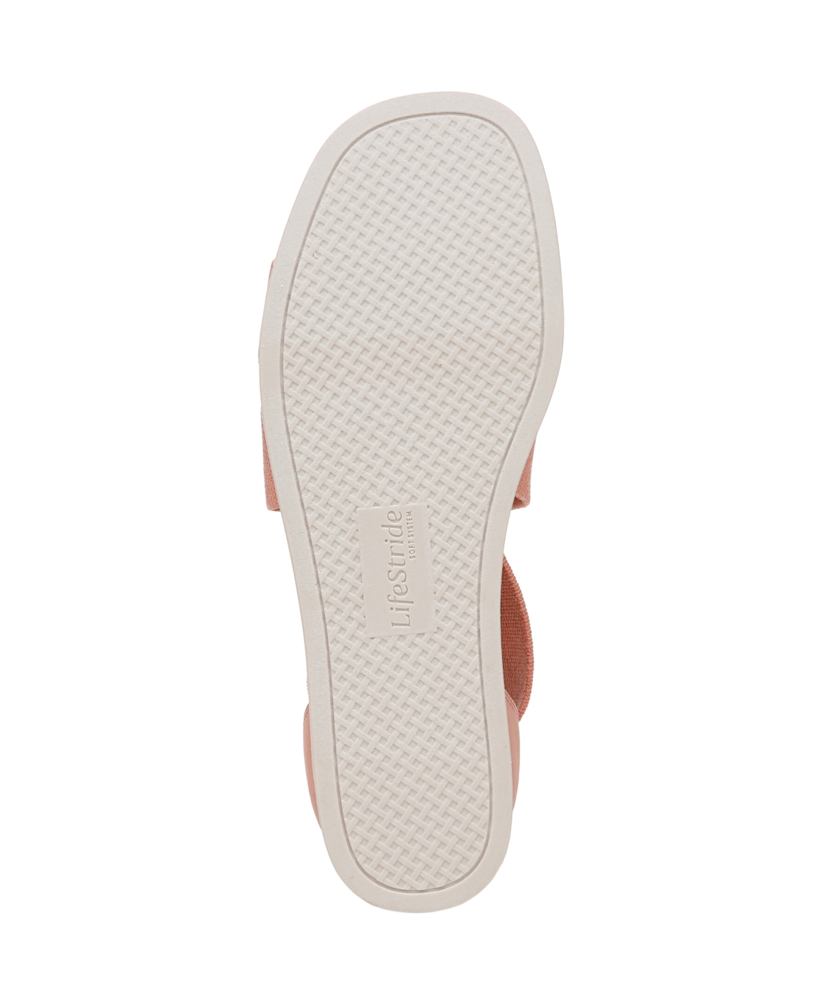 Shop Lifestride Women's Giselle Sport Platfform Sandals In Coral Pink Faux Leather