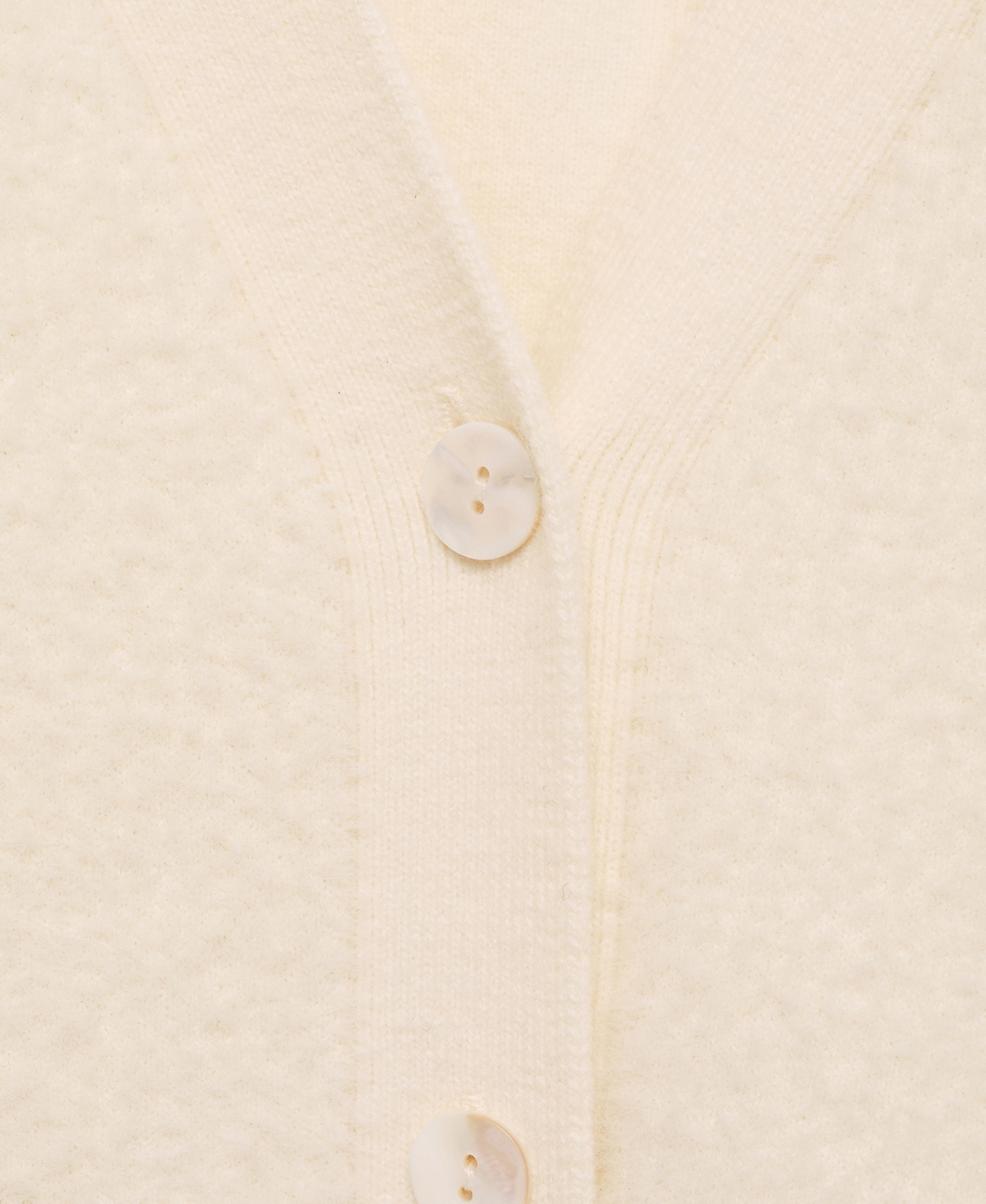Mango Women's Soft Finished Cardigan In Ecru