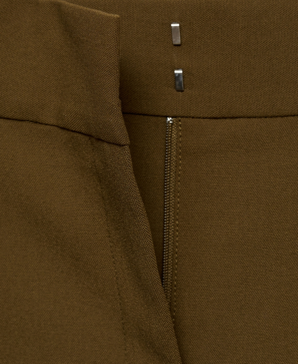 Mango Women's Straight-fit Pleated Pants In Khaki