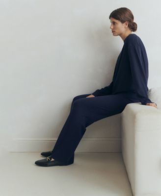 Women's Knitted Wide Leg Pants