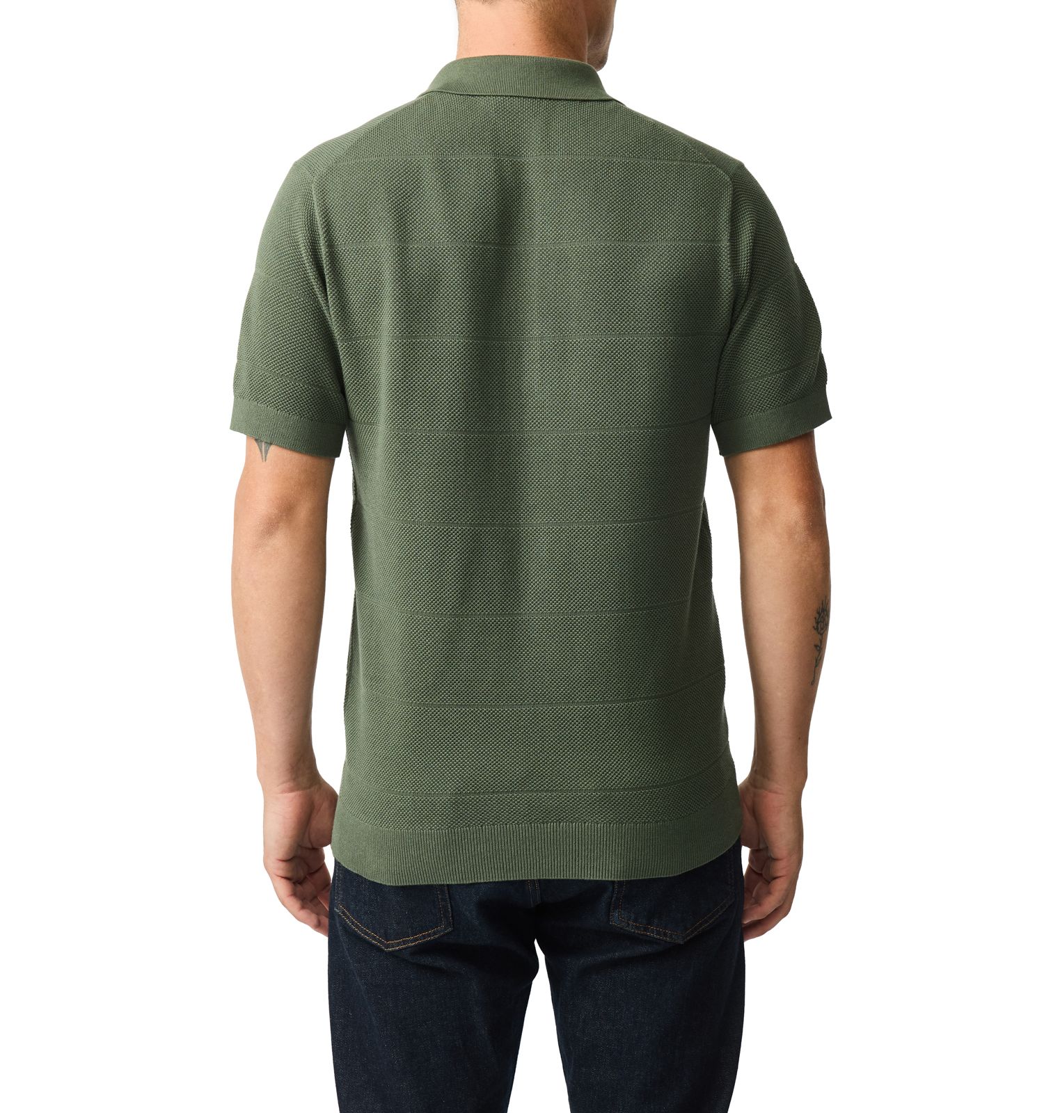 Men's Masons Flat Knit Polo Shirt
