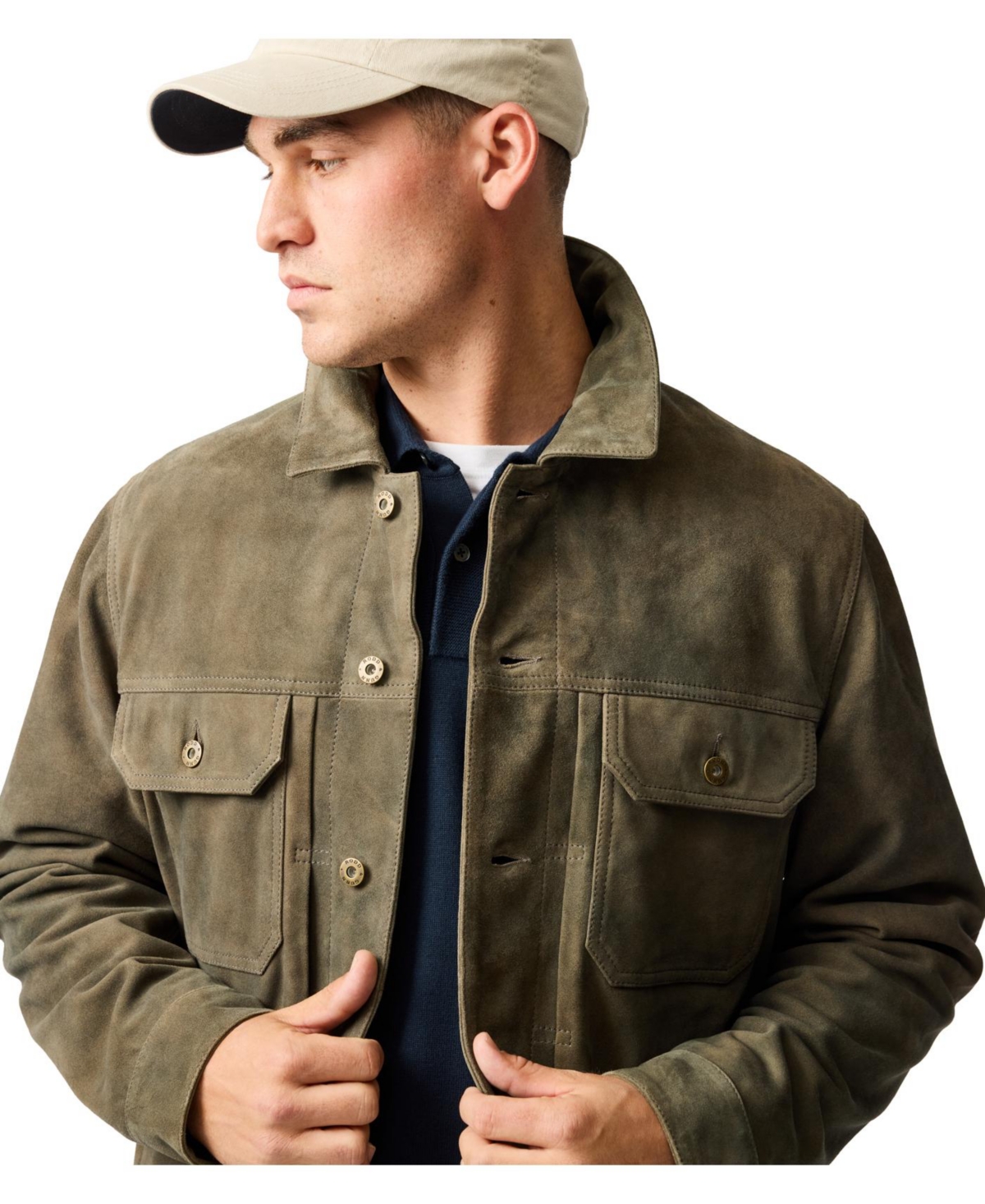 Rodd & Gunn Little River Trucker Jacket In Brown
